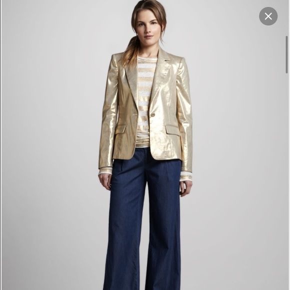 ⚡️NYE SALE⚡️ Alice and Olivia Metallic Blazer - Picture 5 of 8